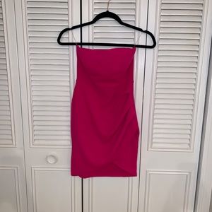 Hot pink dress